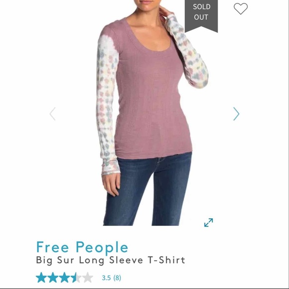 FREE PEOPLE MISTY MOUNTAIN BIG SIR TEE - Picture 11 of 12